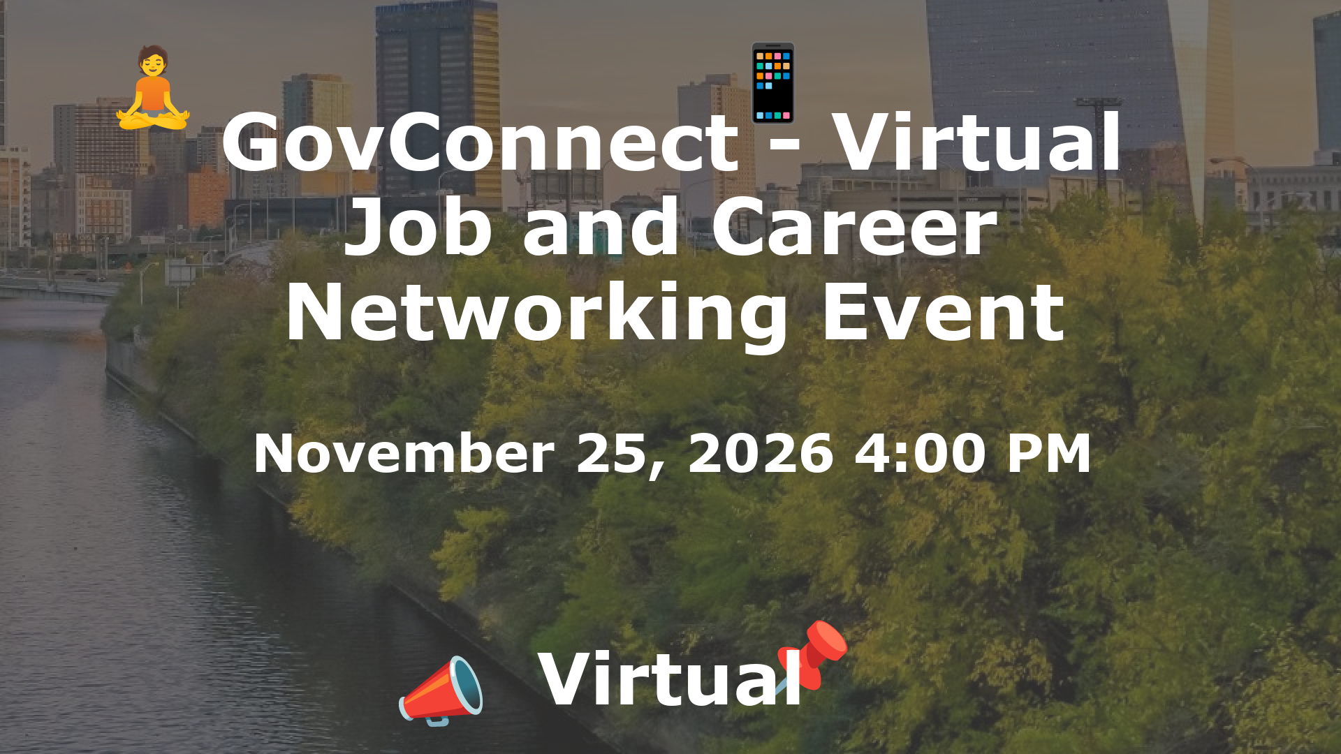 GovConnect - Virtual Job and Career Networking Event event image
